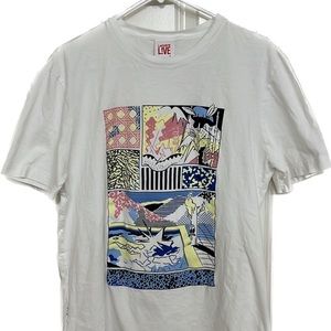 Lacoste Live art graphic t-shirt limited edition size large 6